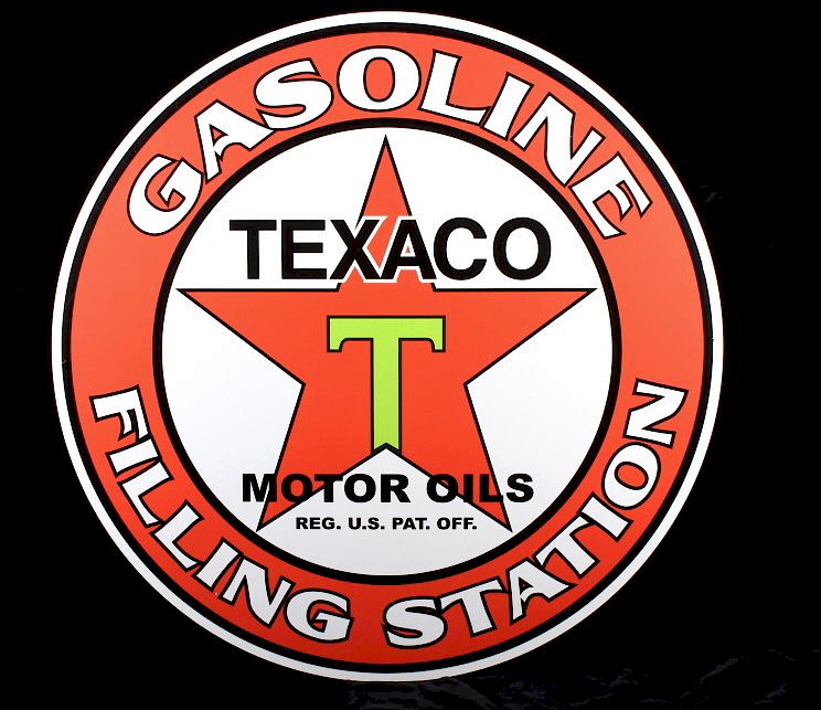 Appraisal: Texaco Motor Oil Advertisement Sign Offered in this lot we