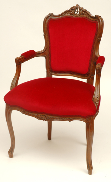 Appraisal: A PAIR OF LOUIS XV STYLE FAUTEUILLES AND ONE OTHER