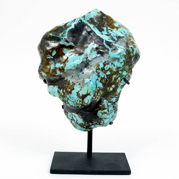 Appraisal: Turquoise Nugget China A very large and richly hued specimen