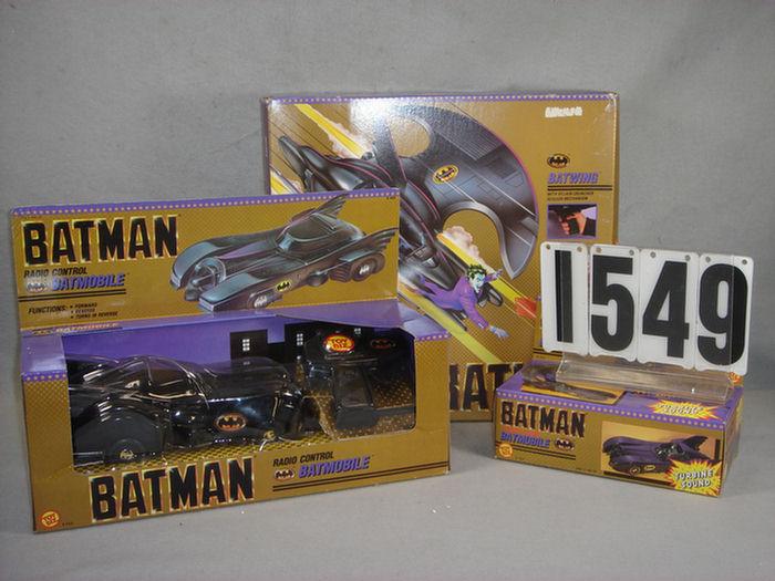 Appraisal: Lot of Batman related items including a radio control Batmobile