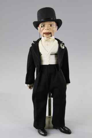 Appraisal: CHARLIE McCARTHY VENTRILOQUIST DOLL Effanbee composition head depicted in full