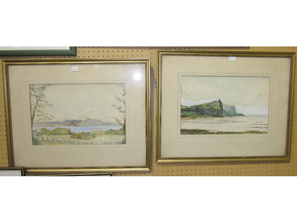 Appraisal: SYDNEY M STRACHAN Pair of watercolours 'The Sleeping Warrior' and