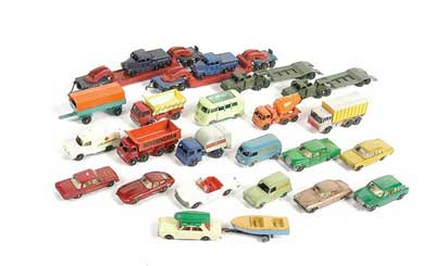 Appraisal: Matchbox Regular Wheel a mixed group of unboxed Cars and