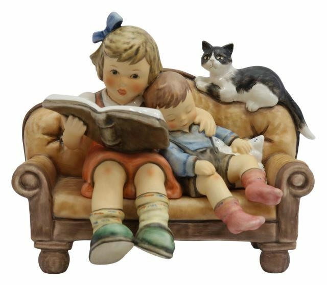 Appraisal: Hummel porcelain figural group Story Time M J Hummel Moments