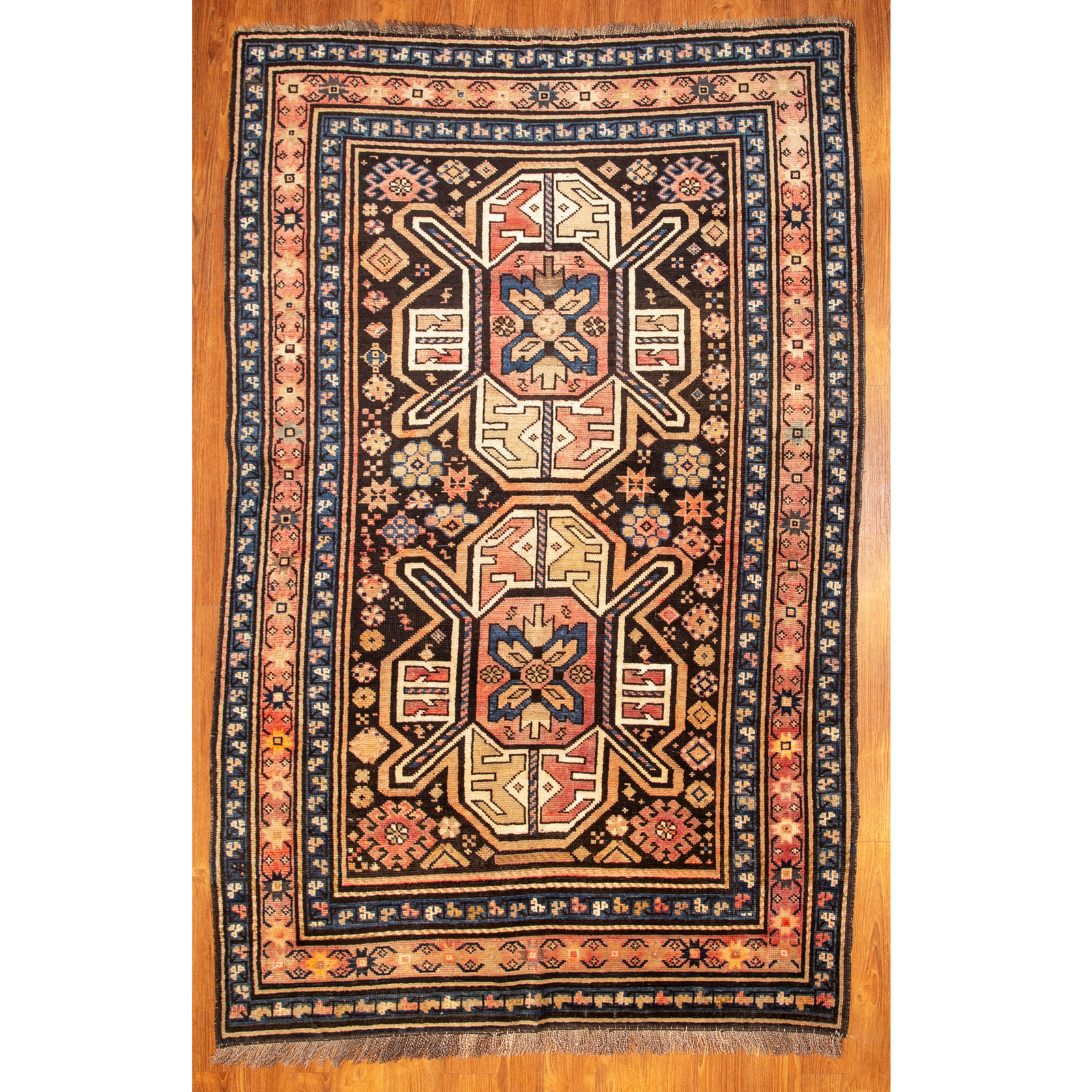 Appraisal: KAZAK RUG CAUCASUS X Second quarter- th century hand-knotted wool