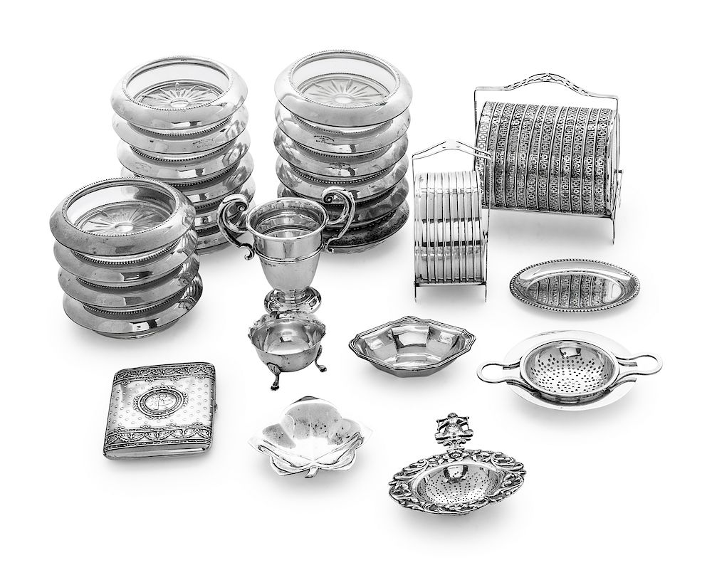 Appraisal: A Group of American English and Canadian Silver Articles Various