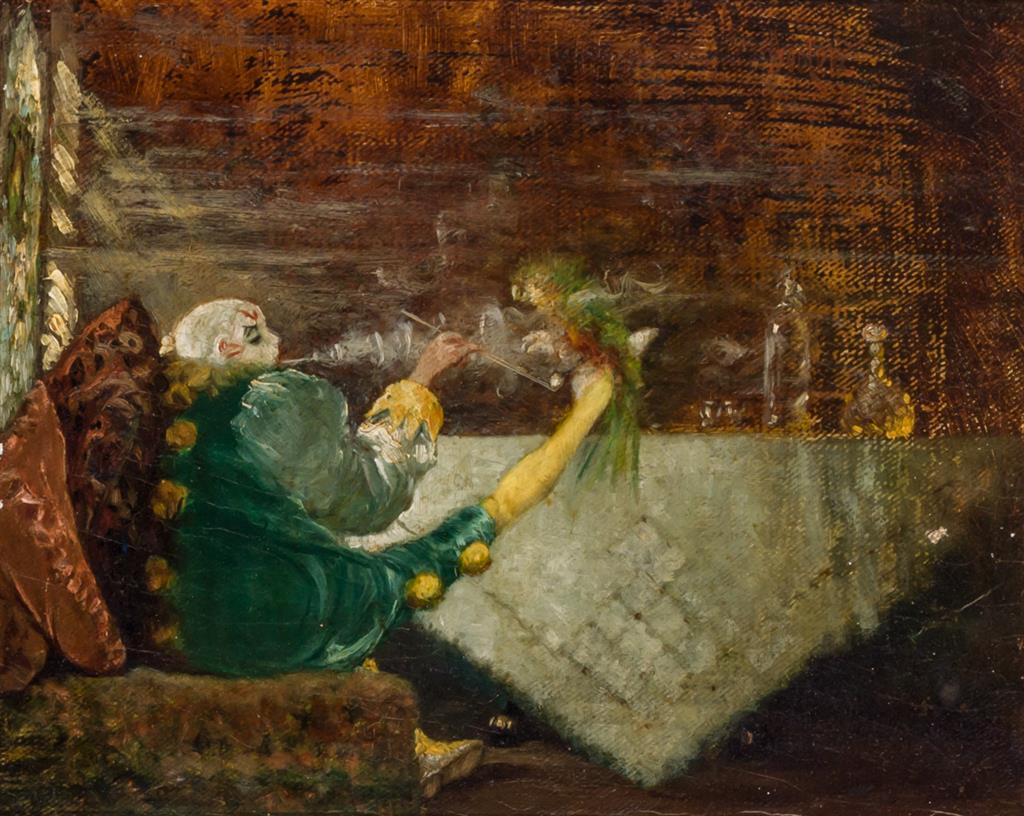 Appraisal: SCHOOL OF EVERETT SHINN American th century Portrait of a