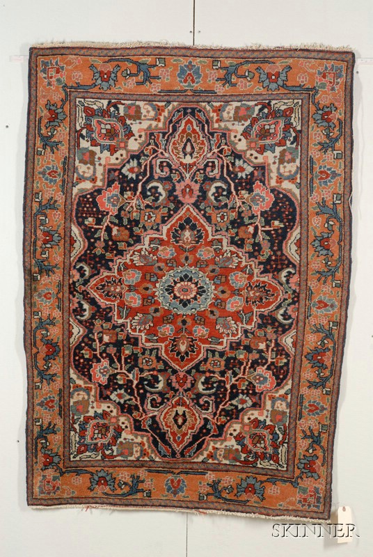 Appraisal: Malayer Rug Northwest Persia early th century reovercast small stain