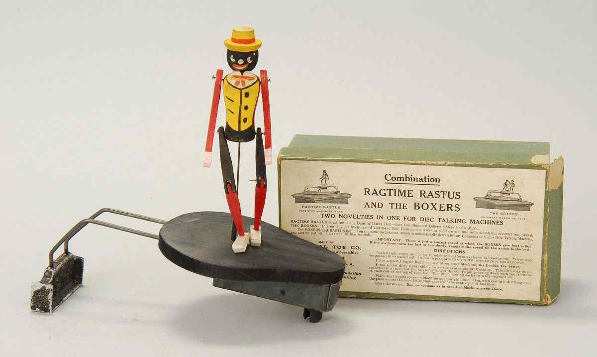 Appraisal: VICTROLA TOY RAGTIME RASTUS AND THE BOXERS''In original box Patent