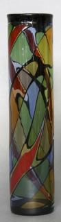 Appraisal: Kurt Wallstab German b - Montage Cylinder Patchwork Blown glass