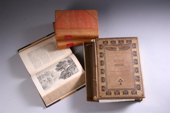 Appraisal: GROUP OF BOOKS ON EGYPT CHARLES LEONARD IRBY and JAMES