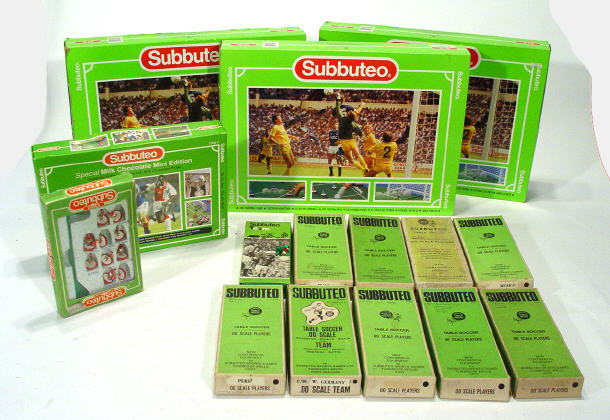 Appraisal: Large collection of boxed Subbuteo figures and boards and earlier