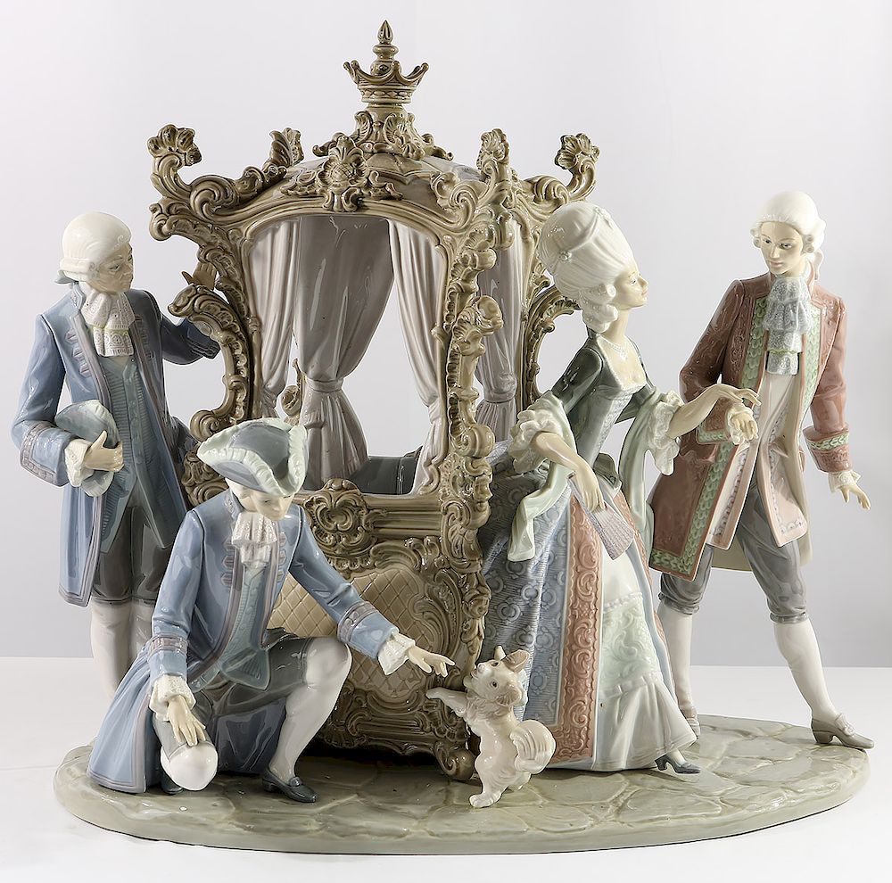 Appraisal: Her Ladyship Lladro Porcelain Figurine Lladro Her Ladyship porcelain figurine