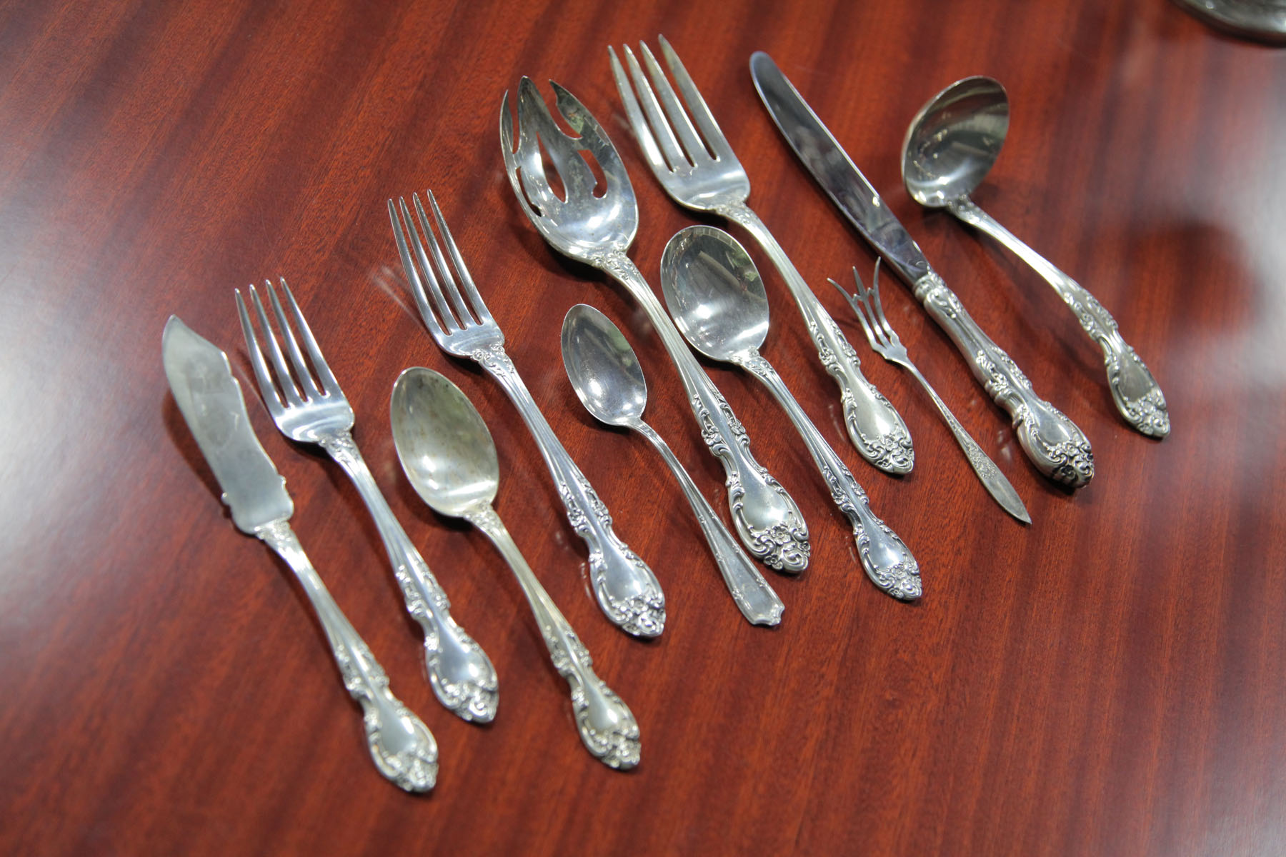 Appraisal: SET OF GORHAM STERLING SILVER FLATWARE Rhode Island mid th