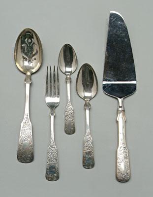 Appraisal: Towle pattern sterling flatware pieces no monograms oz T excluding