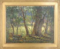 Appraisal: WAYNE BEAM MORRELL American - SUNLIT CLEARING Outstanding oil on