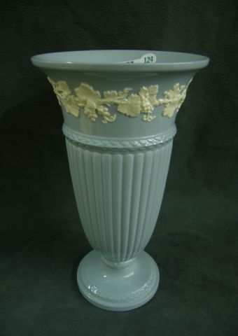 Appraisal: Wedgwood Blue Vase with cream decoration