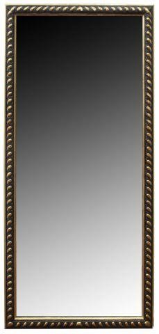 Appraisal: French parcel gilt and ebonized mirror late th early th