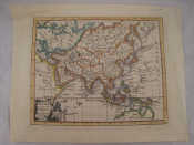 Appraisal: A hand coloured map of Asia by Thomas Bowen c