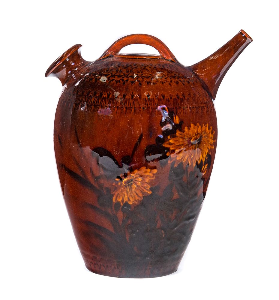 Appraisal: Unusual Rookwood Pitcher Unusual Rookwood Pitcher Dimension