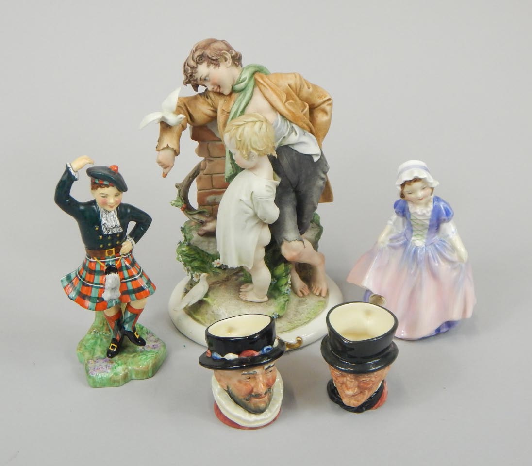 Appraisal: Various Royal Doulton figures Character jugs etc to include Beefeater