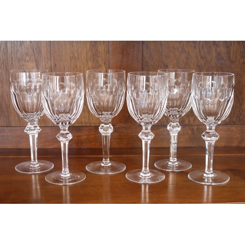 Appraisal: Set of six Waterford wine glasses with original box each