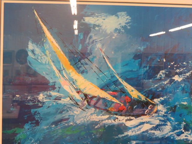 Appraisal: Leroy Neiman lithograph Americans Cup image area x