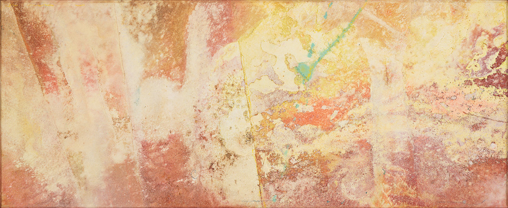 Appraisal: SAM GILLIAM - Rubiyat Acrylic and flocking on cotton canvas