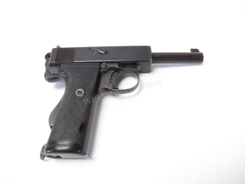 Appraisal: Webley Scott Model MK I Semi Auto Pistol-Blued round barrel