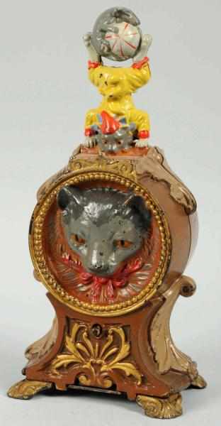 Appraisal: Cast Iron Cat Mouse Mechanical Bank Manufactured by J E