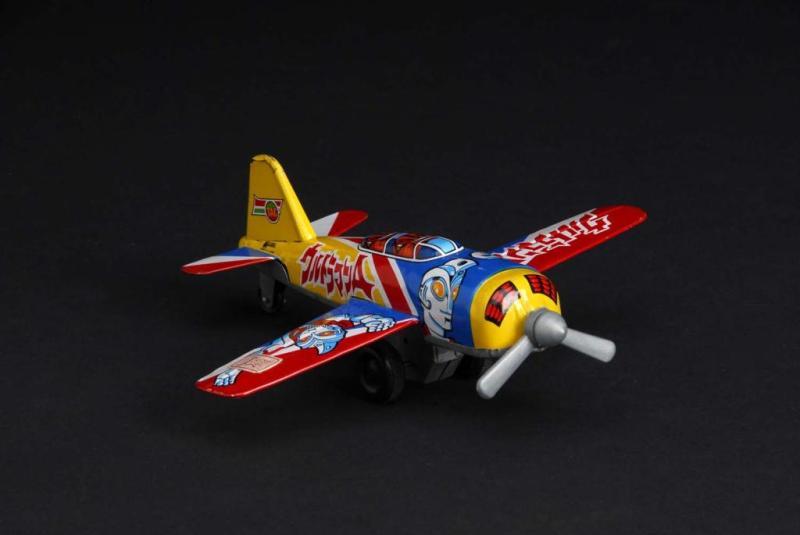 Appraisal: Ultra Man Ace Plane Toy Description Japanese Working When plane