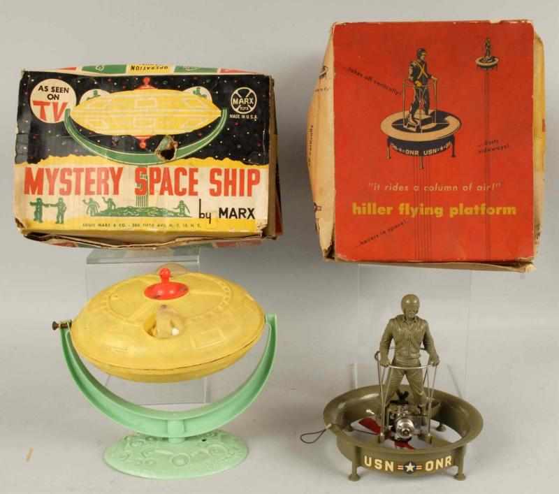 Appraisal: Lot of Plastic Space Toys Description Includes one Marx Mystery