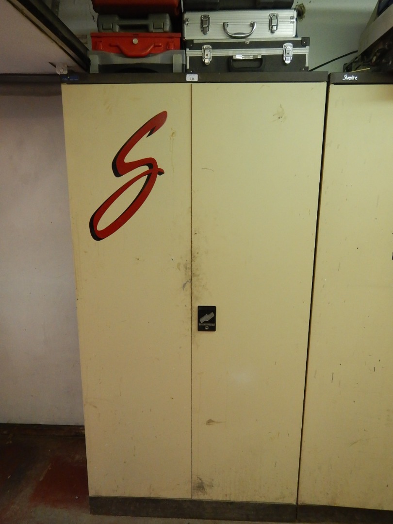 Appraisal: A Silverline steel cabinet and contents Viewing Tuesday th July