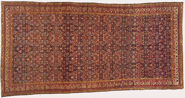 Appraisal: A Fereghan long carpet Central Persia circa size approximately ft