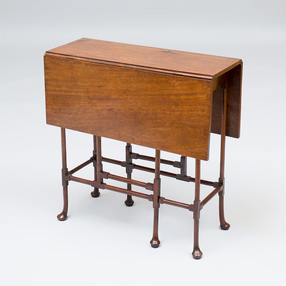 Appraisal: George III Mahogany 'Spider' Gateleg Table x x in width