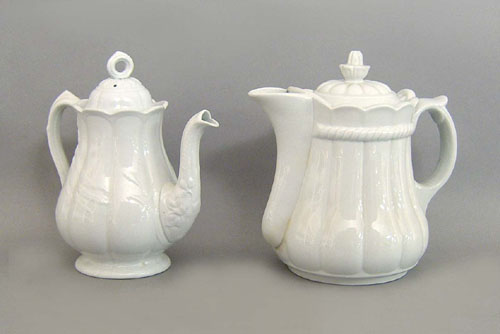 Appraisal: Two pcs of J G Meakin ironstone th c tallest