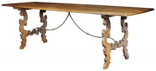 Appraisal: Northern Italian Baroque style trestle table second quarter th century