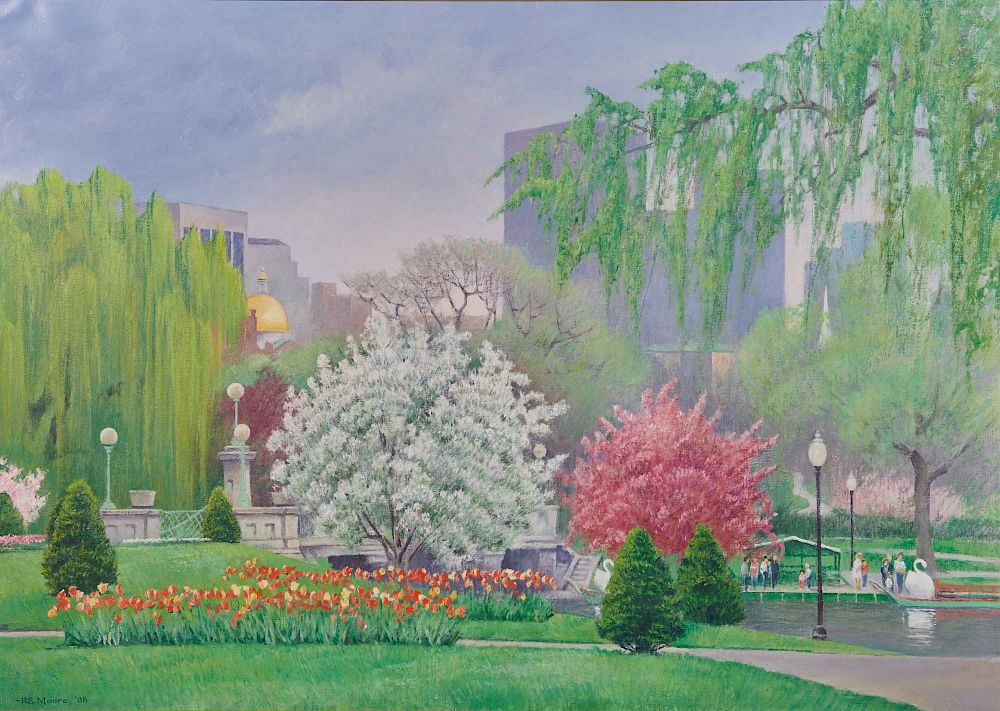 Appraisal: ROBERT E MOORE American - The Boston Public Garden ROBERT