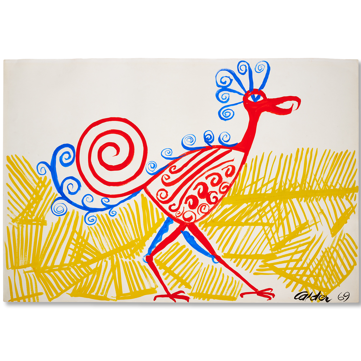 Appraisal: ALEXANDER CALDER GOUACHE ON PAPER Alexander Calder American - The