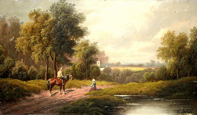 Appraisal: ETTY HORTON act - A traveller on horseback on a