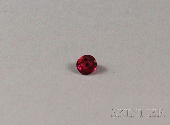 Appraisal: Unmounted Ruby cts