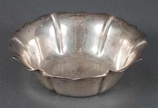 Appraisal: American sterling silver ''Dublin Pattern'' bowl Tuttle Boston dated in