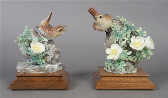 Appraisal: A Pair of Royal Worcester Dorothy Doughty Birds Wrens Height