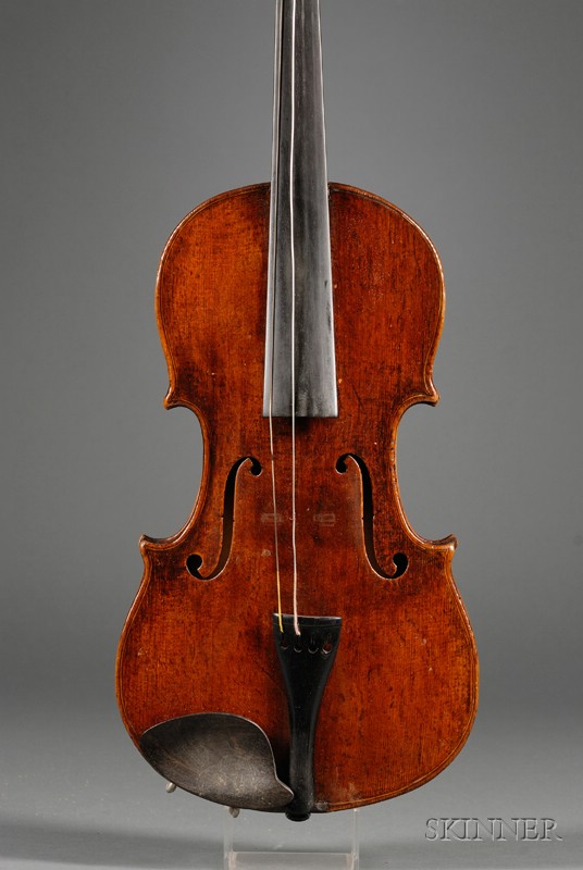 Appraisal: Violin c unlabeled length of two-piece back in mm With