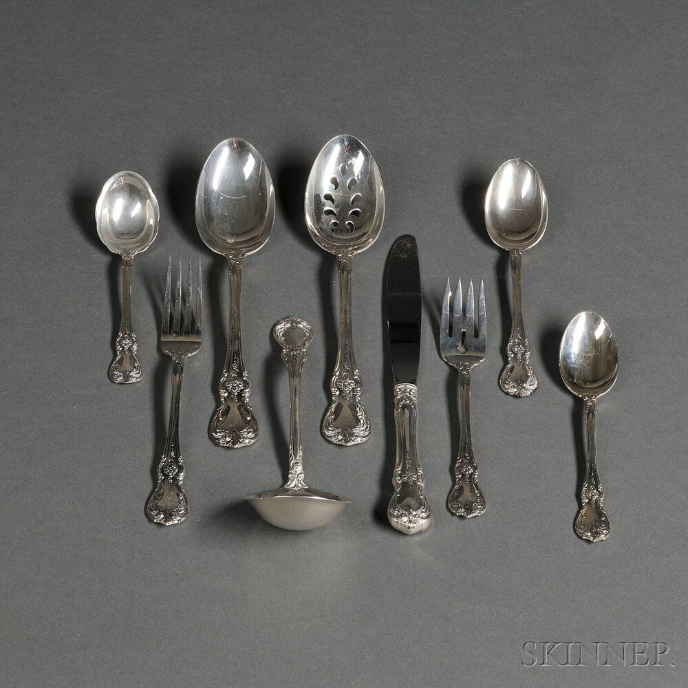 Appraisal: Towle Old Master Pattern Sterling Silver Flatware Service Newburyport Massachusetts