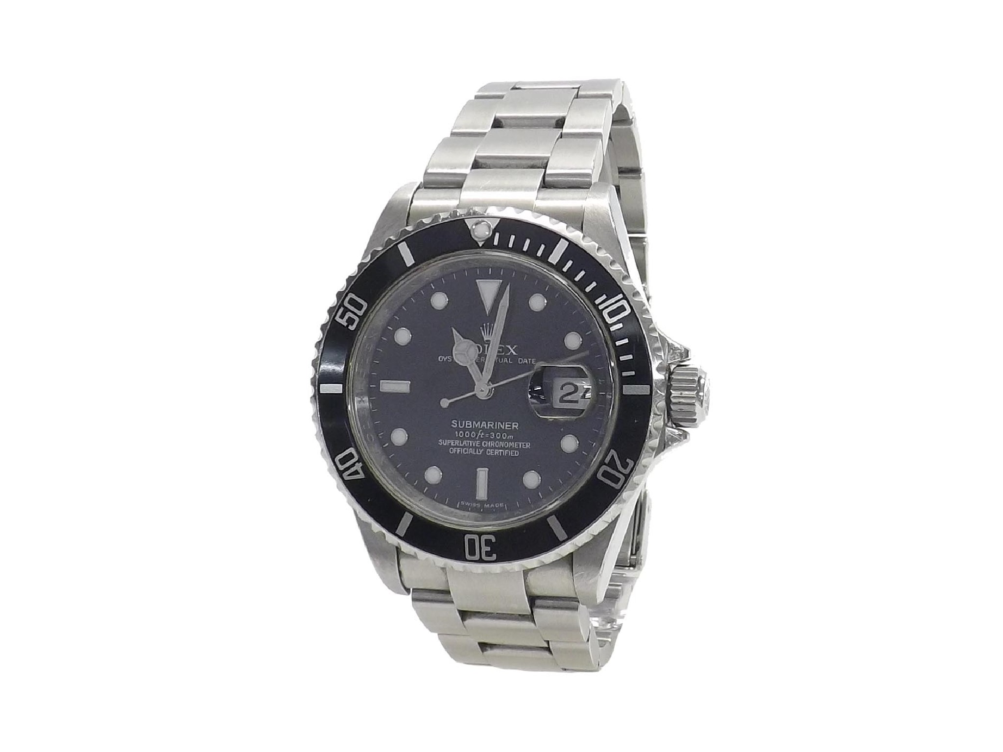 Appraisal: - -A Rolex Oyster Perpetual Submariner Date stainless steel gentleman's