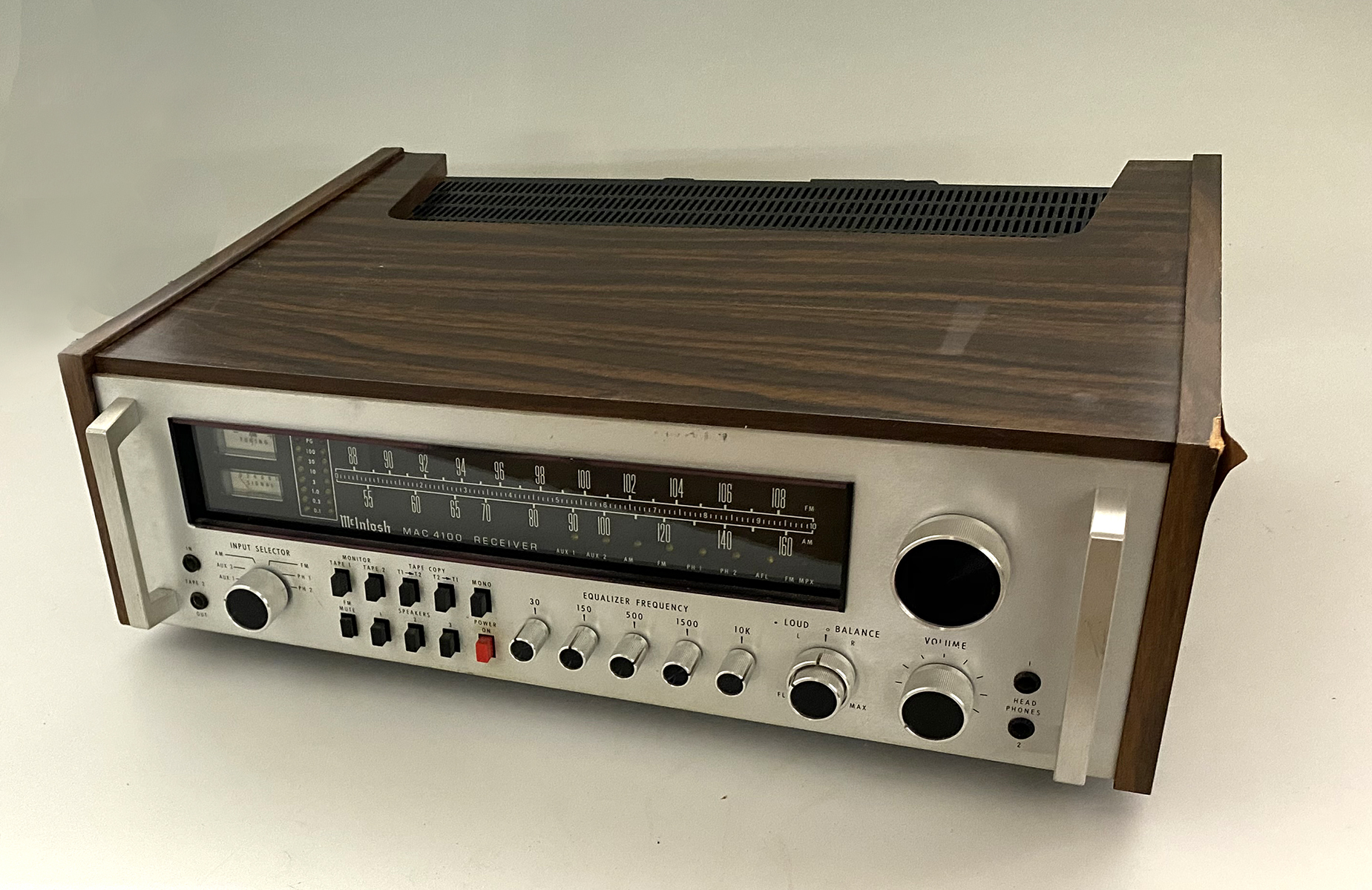 Appraisal: MCINTOSH MAC RECEIVER CONDITION Guaranteed not to work although it