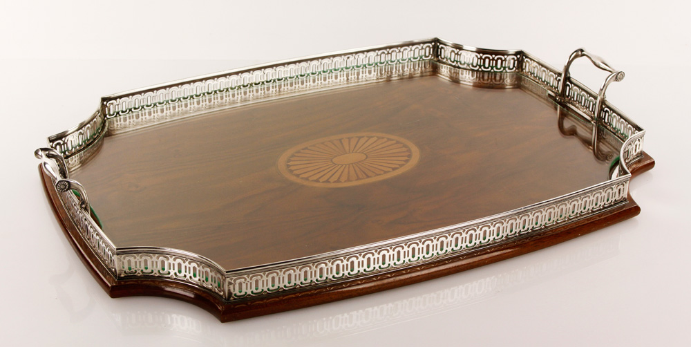 Appraisal: - Tiffany Makers Sterling Butler's Tray Tiffany and Company Makers