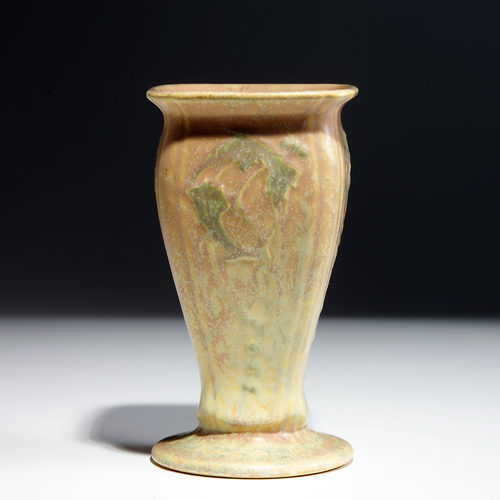 Appraisal: ROSEVILLE Cremona four-sided vase Unmarked