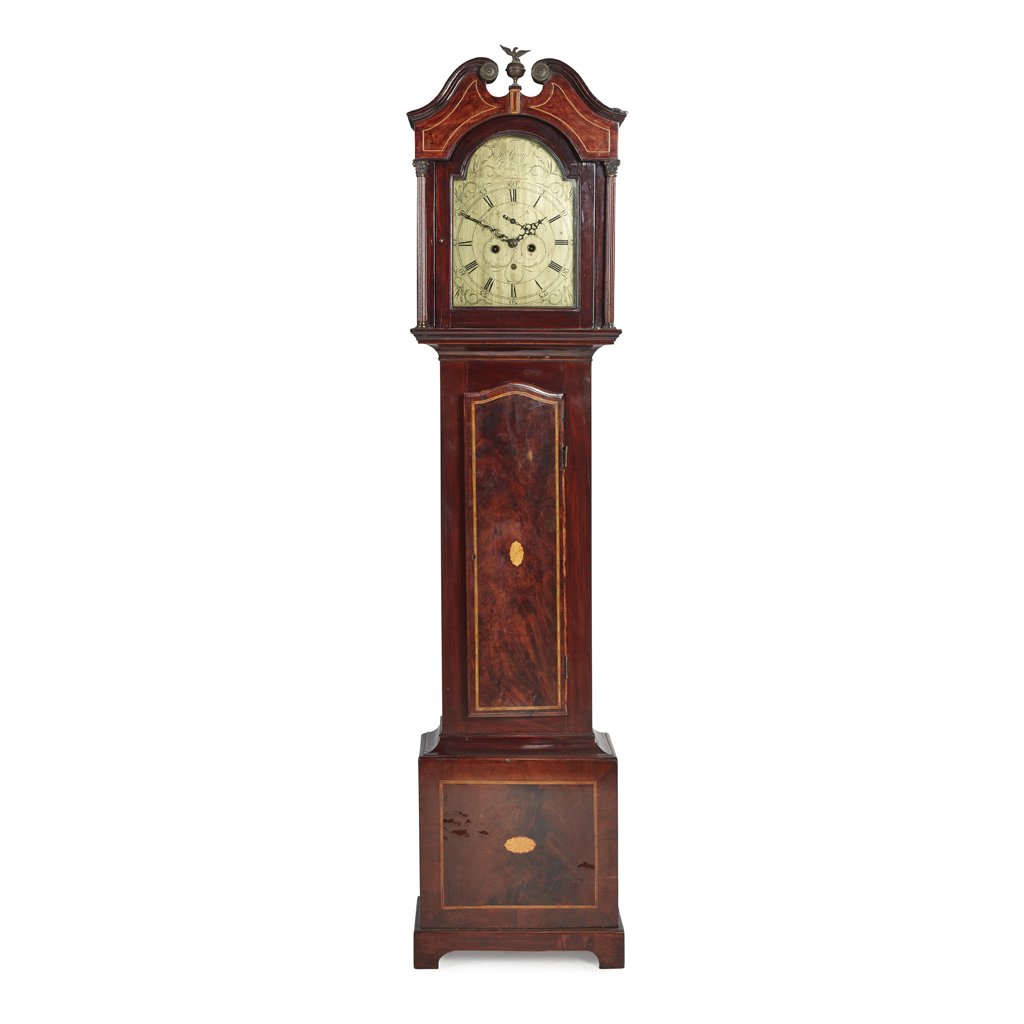 Appraisal: SCOTTISH GEORGE III MAHOGANY LONGCASE CLOCK JAMES GRAY EDINBURGH EARLY